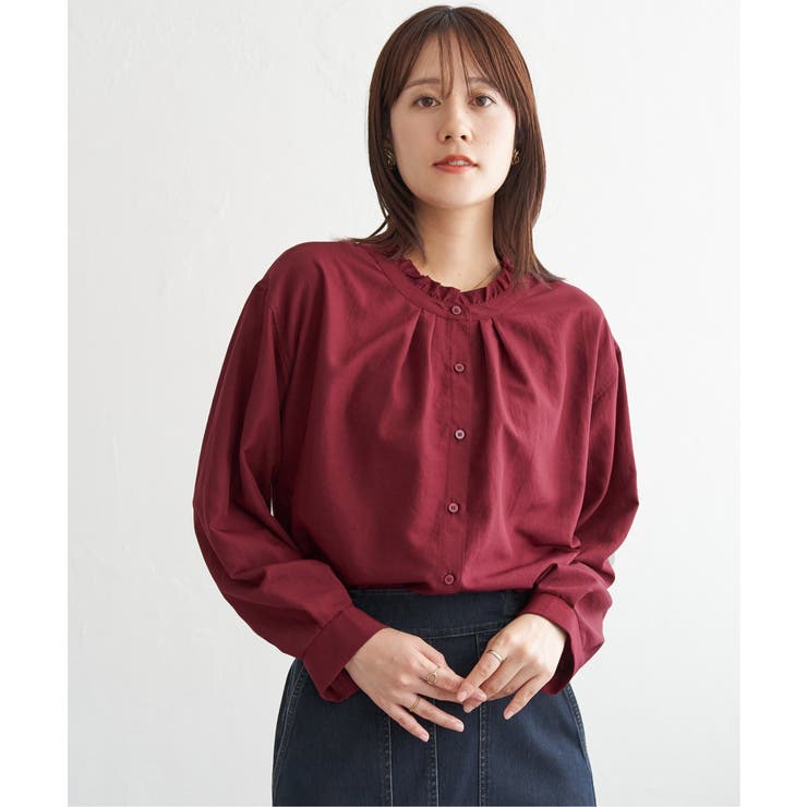 襟フリル2WAYブラウス | ikka  | 詳細画像16 