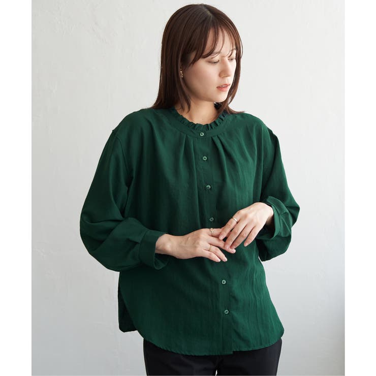 襟フリル2WAYブラウス | ikka  | 詳細画像19 