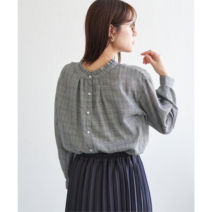 襟フリル2WAYブラウス | ikka  | 詳細画像26 