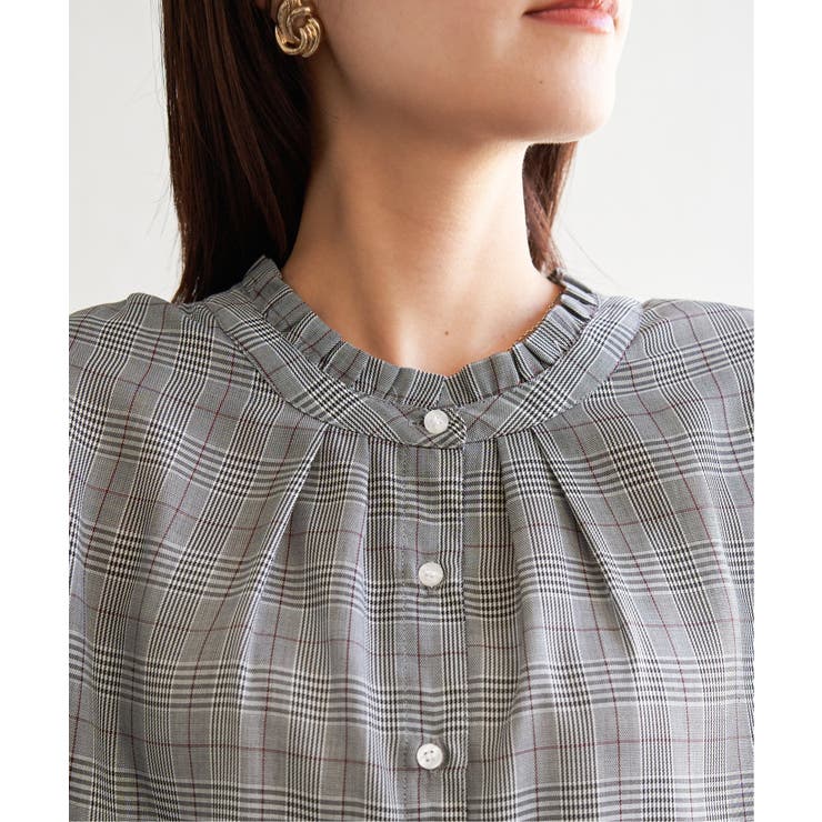 襟フリル2WAYブラウス | ikka  | 詳細画像32 