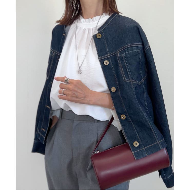 襟フリル2WAYブラウス | ikka  | 詳細画像3 