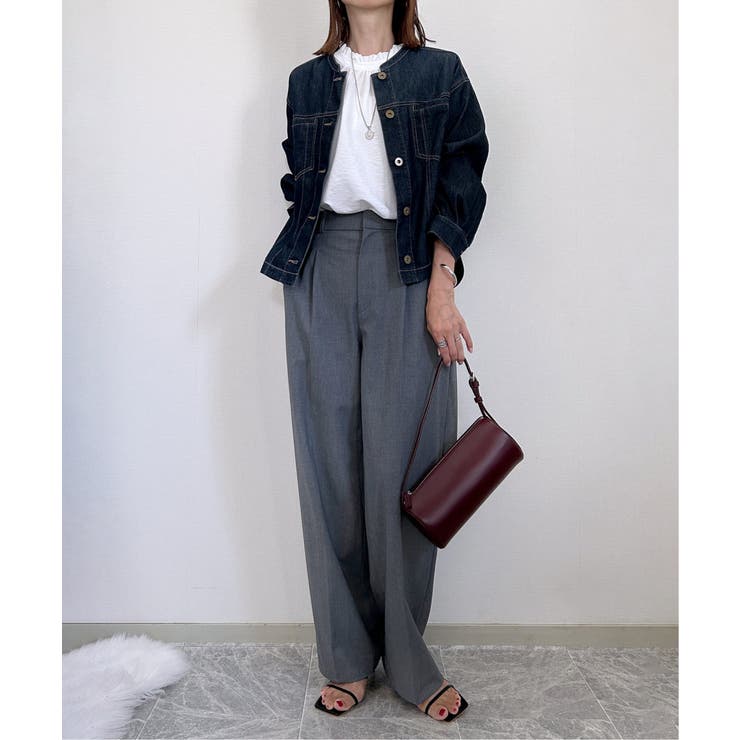 襟フリル2WAYブラウス | ikka  | 詳細画像4 