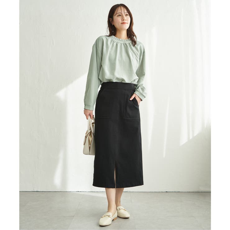 襟フリルリボン2WAYブラウス | ikka  | 詳細画像10 