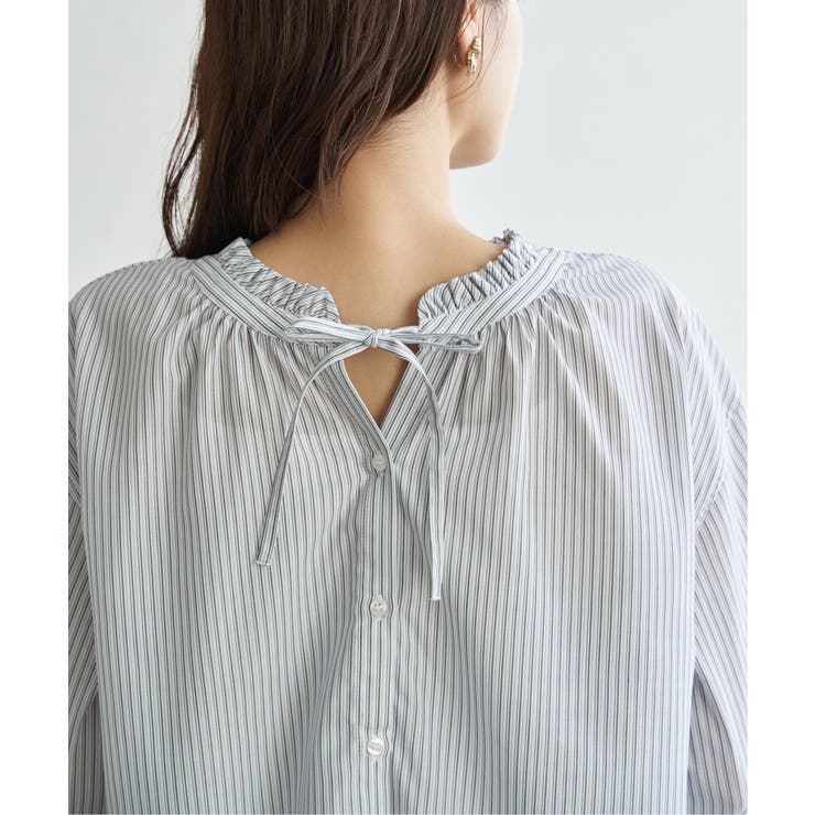 襟フリルリボン2WAYブラウス | ikka  | 詳細画像27 