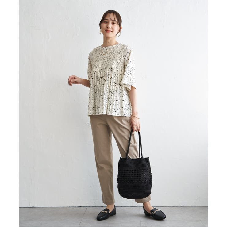 マジョリカ3段プリーツブラウス | ikka  | 詳細画像15 