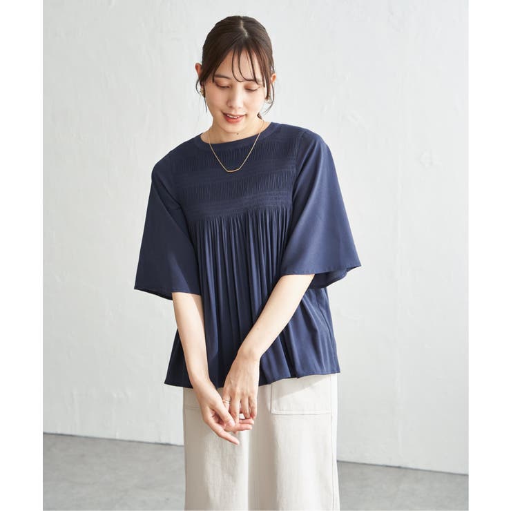 マジョリカ3段プリーツブラウス | ikka  | 詳細画像23 