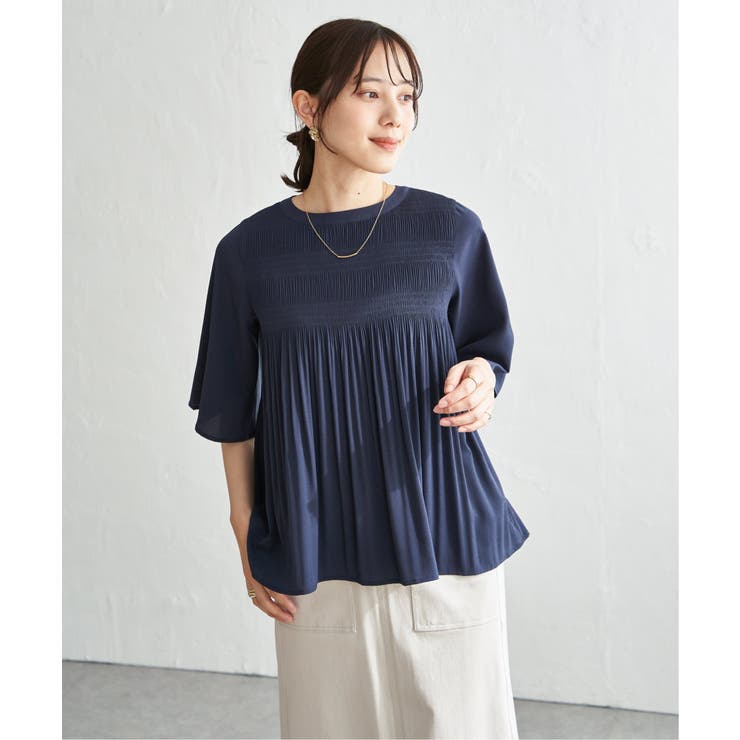 マジョリカ3段プリーツブラウス | ikka  | 詳細画像24 