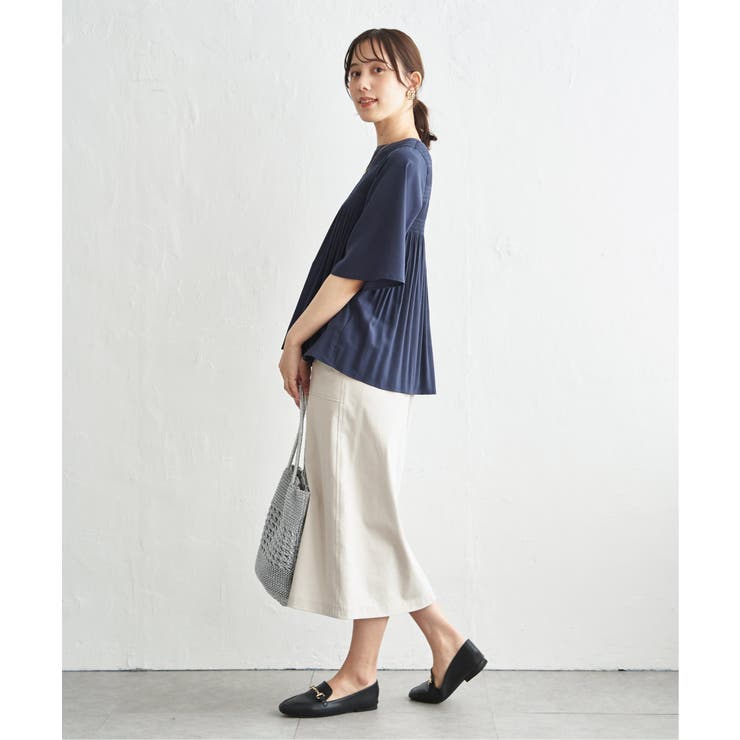 マジョリカ3段プリーツブラウス | ikka  | 詳細画像25 