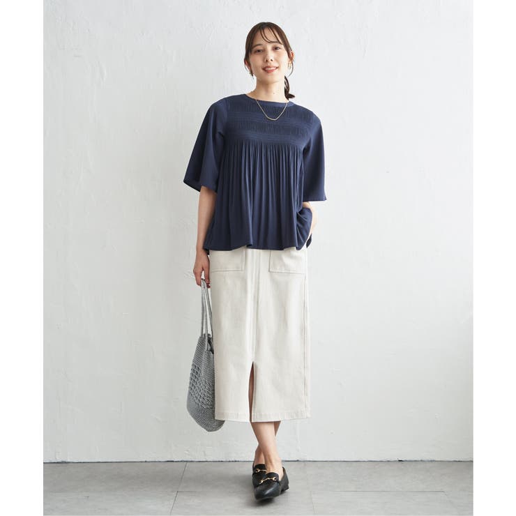 マジョリカ3段プリーツブラウス | ikka  | 詳細画像27 