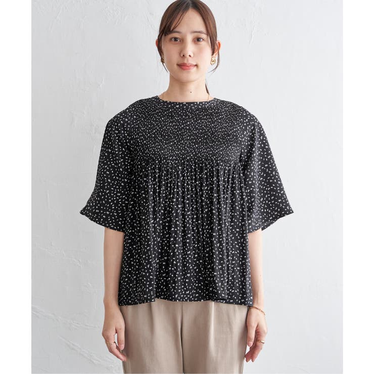 マジョリカ3段プリーツブラウス | ikka  | 詳細画像33 