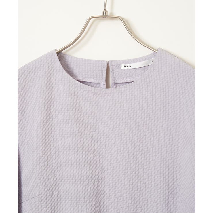 サッカーペプラムブラウス | ikka  | 詳細画像19 