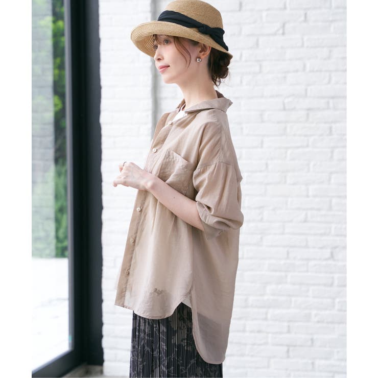 【お得だ値】シア刺繍シャツタンクアンサンブル【2点セット】 | ikka  | 詳細画像6 