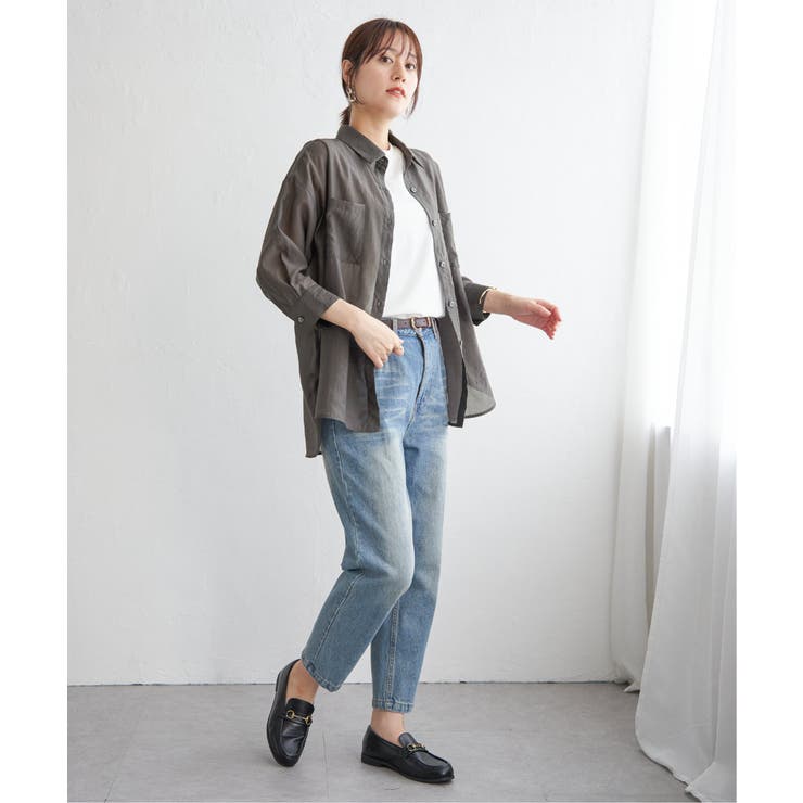 【お得だ値】シア刺繍シャツタンクアンサンブル【2点セット】 | ikka  | 詳細画像9 