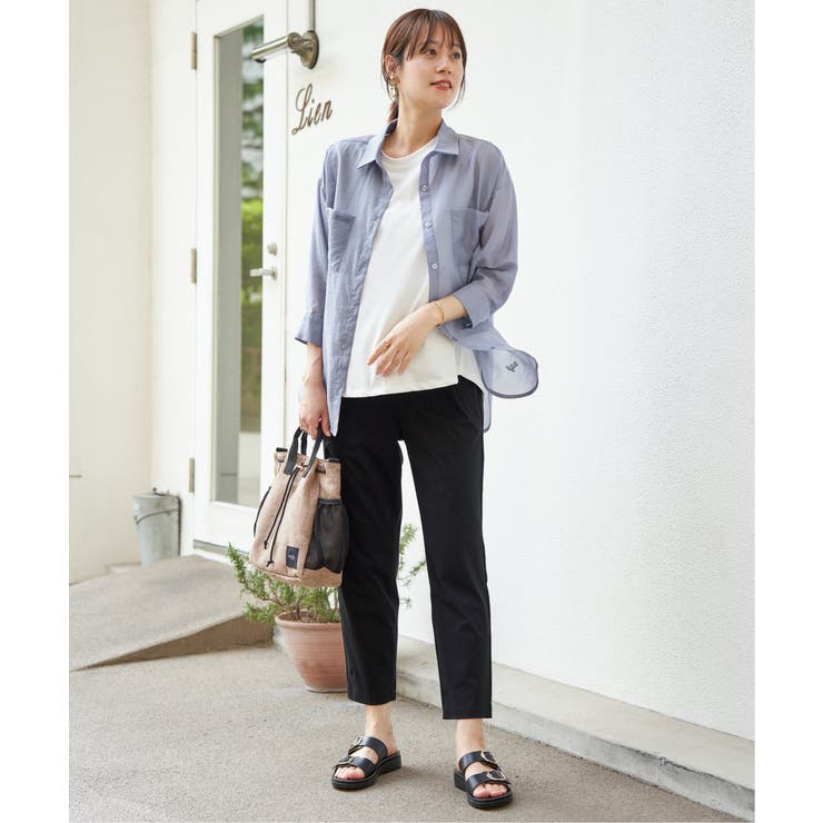 【お得だ値】シア刺繍シャツタンクアンサンブル【2点セット】 | ikka  | 詳細画像11 