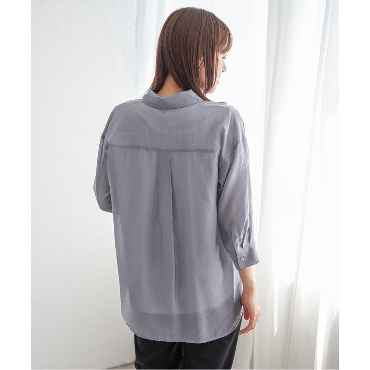 【お得だ値】シア刺繍シャツタンクアンサンブル【2点セット】 | ikka  | 詳細画像12 