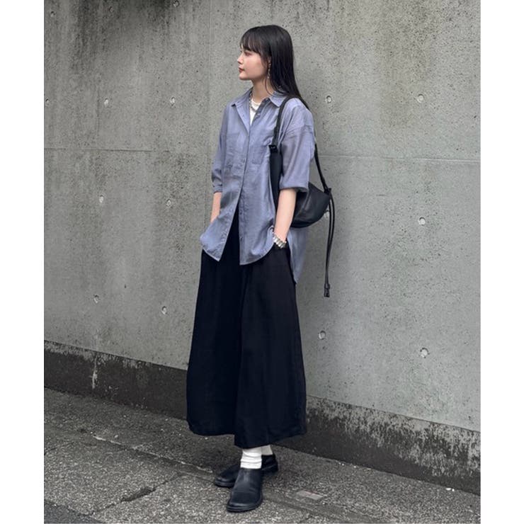 【お得だ値】シア刺繍シャツタンクアンサンブル【2点セット】 | ikka  | 詳細画像2 