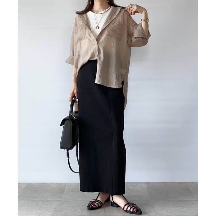 【お得だ値】シア刺繍シャツタンクアンサンブル【2点セット】 | ikka  | 詳細画像4 