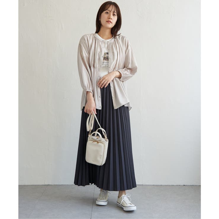 【お得だ値】シアシャーリングブラウスアンサンブル【2点セット】 | ikka  | 詳細画像22 