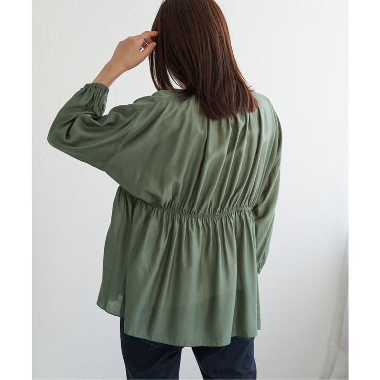 【お得だ値】シアシャーリングブラウスアンサンブル【2点セット】 | ikka  | 詳細画像24 