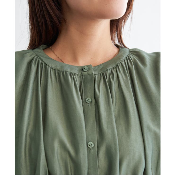 【お得だ値】シアシャーリングブラウスアンサンブル【2点セット】 | ikka  | 詳細画像26 