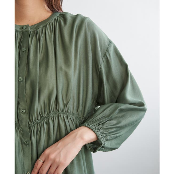 【お得だ値】シアシャーリングブラウスアンサンブル【2点セット】 | ikka  | 詳細画像28 