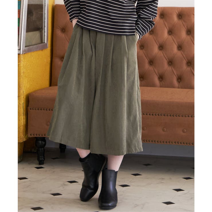 スエードライクタックスカーチョ | ikka  | 詳細画像9