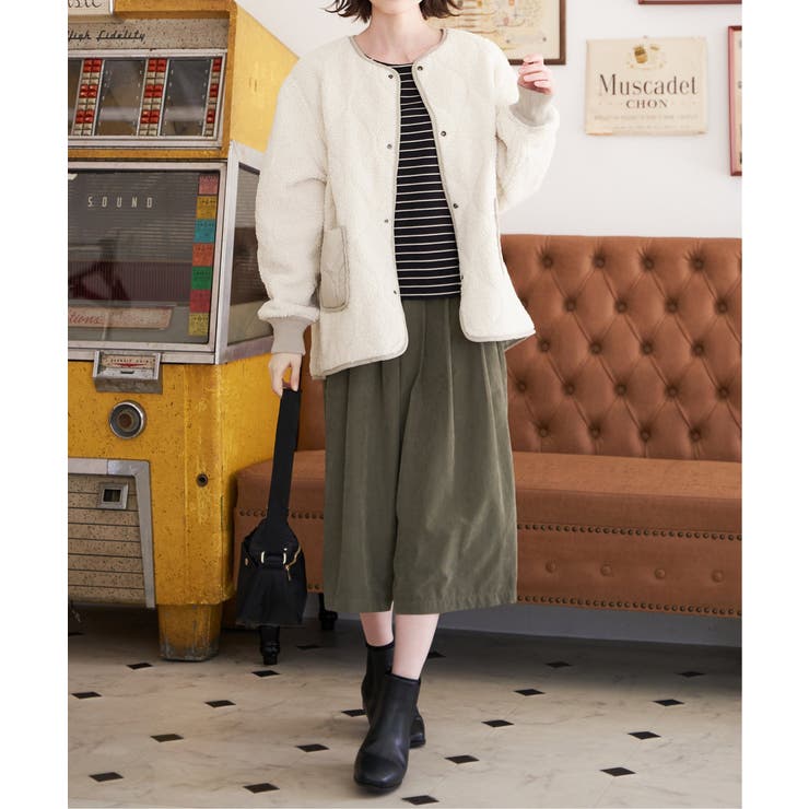 スエードライクタックスカーチョ | ikka  | 詳細画像12