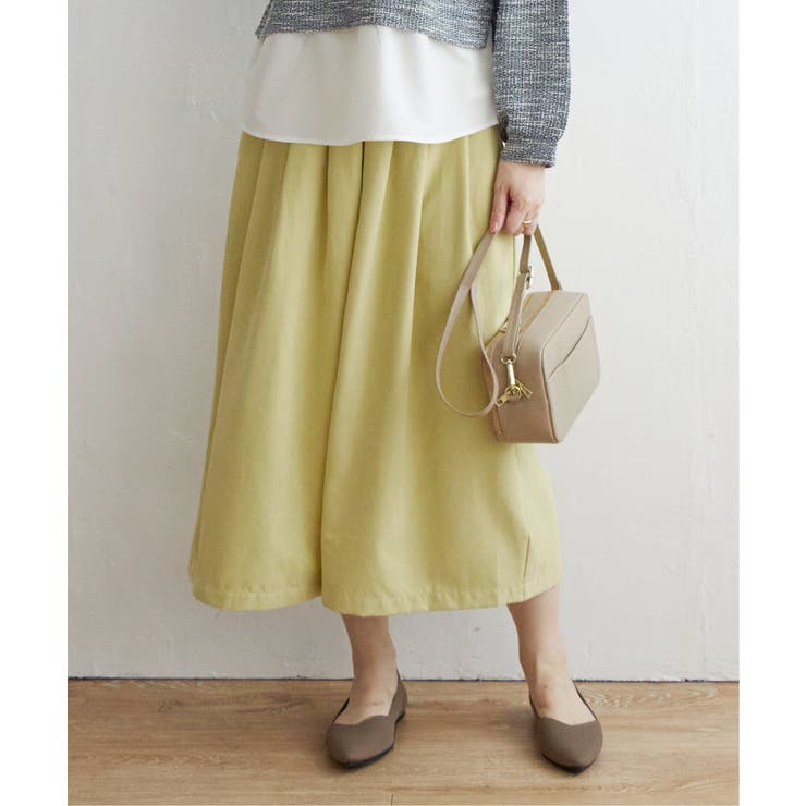 イエローケイ | スエードライクタックスカーチョ | ikka