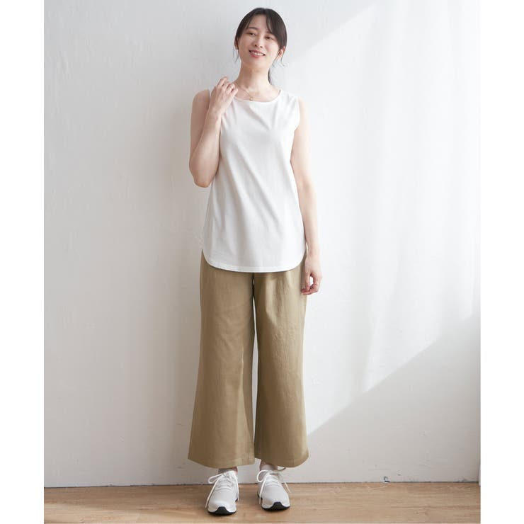 フロントタックワイドパンツ | ikka  | 詳細画像19 