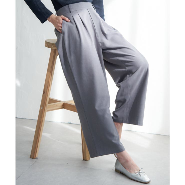 フロントタックワイドパンツ | ikka  | 詳細画像8 