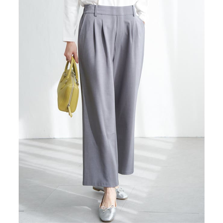 フロントタックワイドパンツ | ikka  | 詳細画像10 