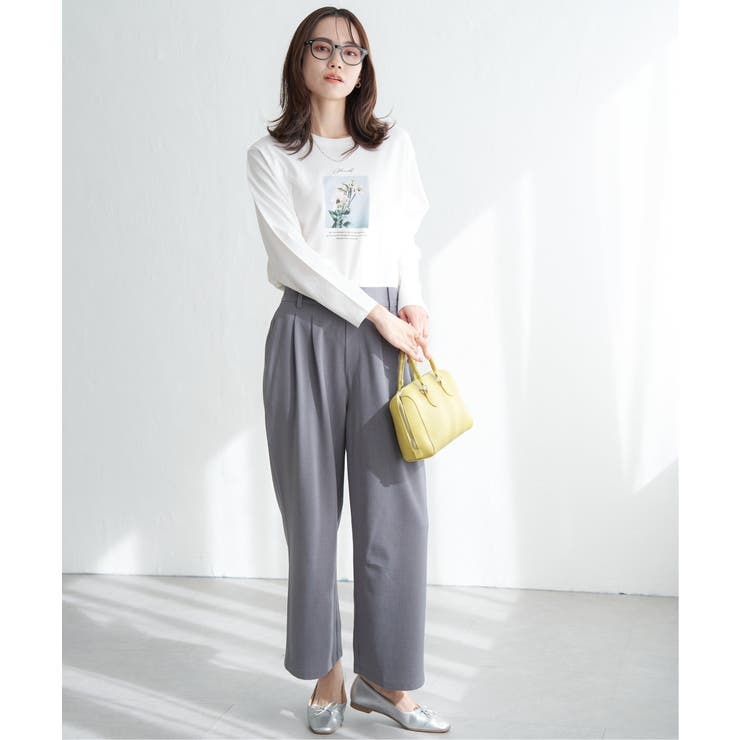 フロントタックワイドパンツ | ikka  | 詳細画像12 