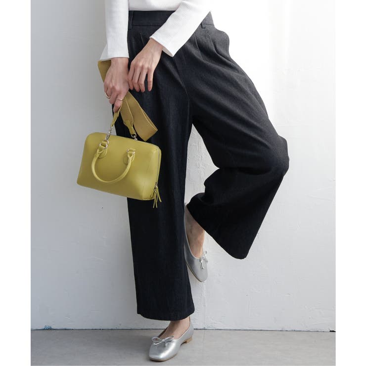 フロントタックワイドパンツ | ikka  | 詳細画像15 