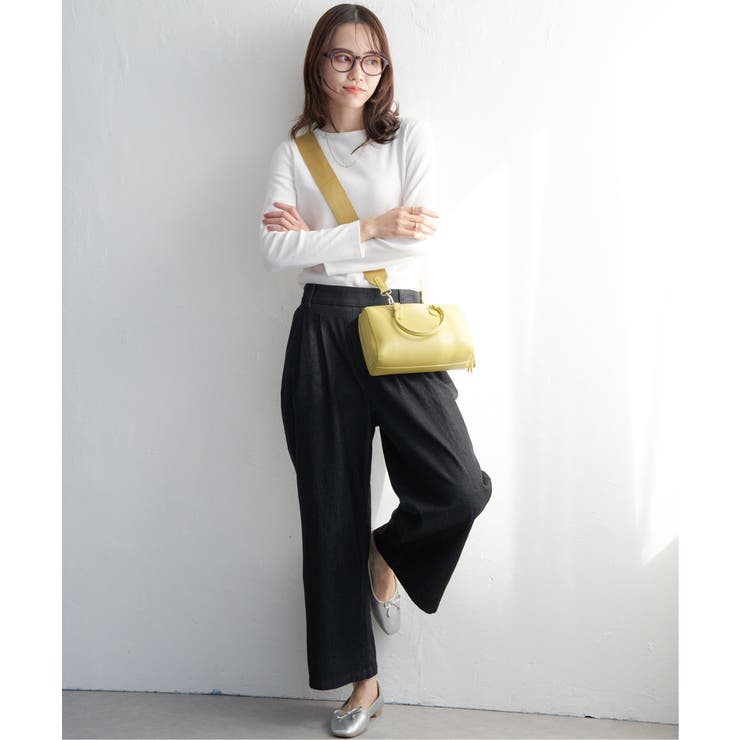 フロントタックワイドパンツ | ikka  | 詳細画像18 