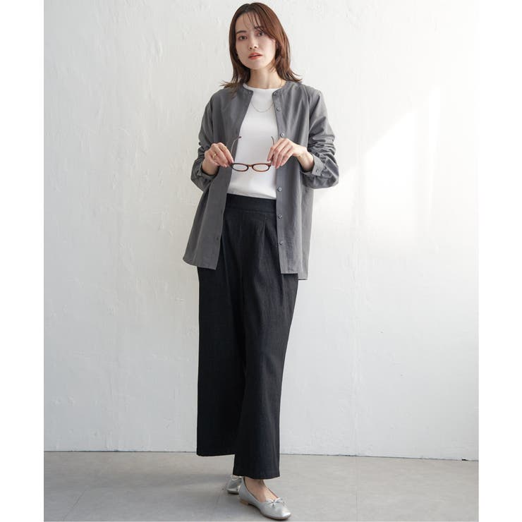 フロントタックワイドパンツ | ikka  | 詳細画像19 