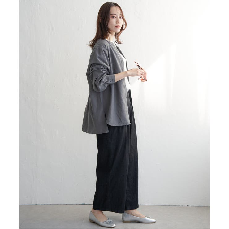 フロントタックワイドパンツ | ikka  | 詳細画像20 