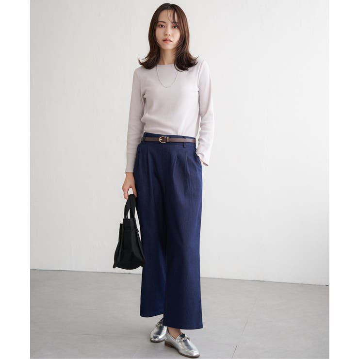 フロントタックワイドパンツ | ikka  | 詳細画像22 