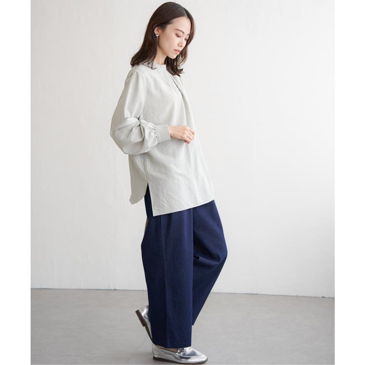フロントタックワイドパンツ | ikka  | 詳細画像24 