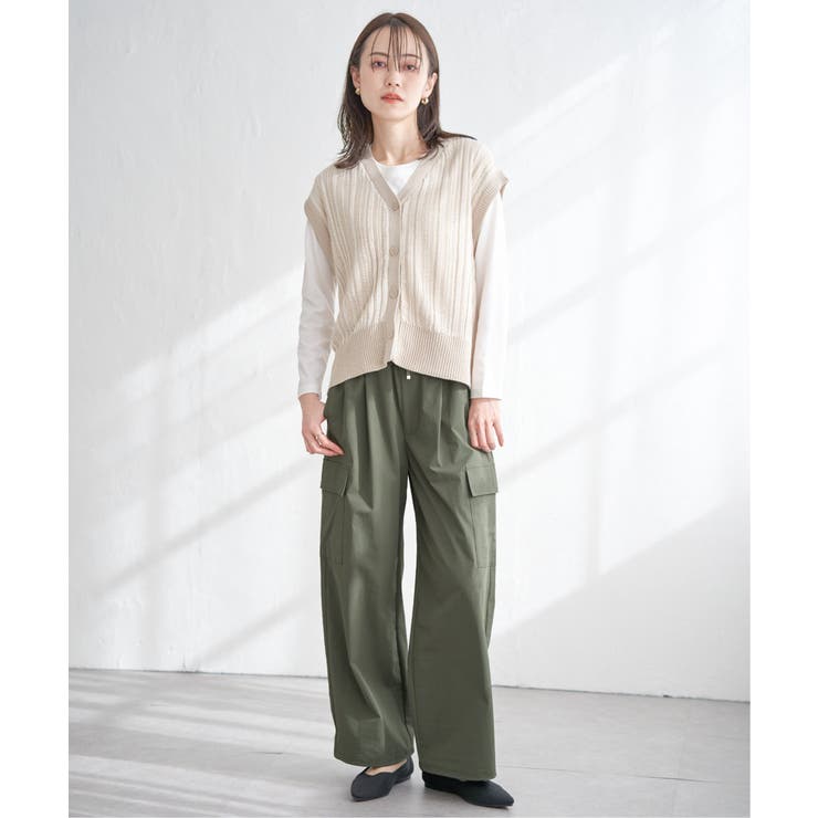 ciota カーゴパンツ オリーブ リップストップ CIOTA / シオタ | Baker Pants (Wide Straight) - Dark Olive