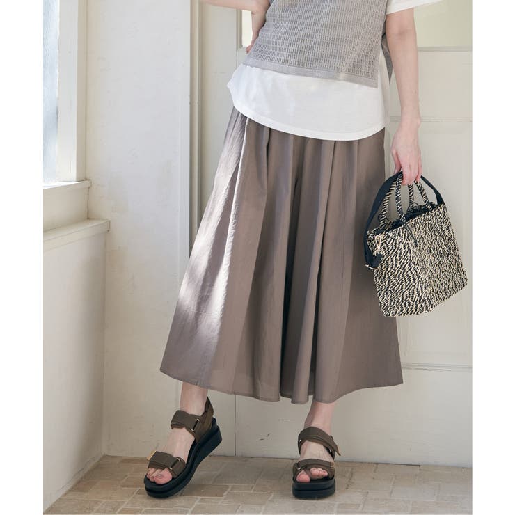 【雑誌InRed6月号掲載】コットンボリュームペチ付きスカーチョ【親子コーデ】 | ikka  | 詳細画像16 