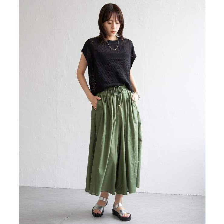 【雑誌InRed6月号掲載】コットンボリュームペチ付きスカーチョ【親子コーデ】 | ikka  | 詳細画像28 