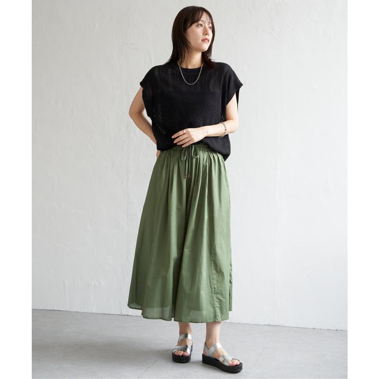 【雑誌InRed6月号掲載】コットンボリュームペチ付きスカーチョ【親子コーデ】 | ikka  | 詳細画像29 