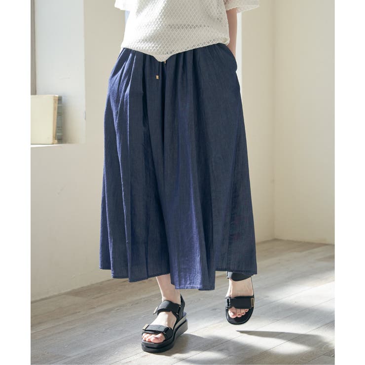 【雑誌InRed6月号掲載】コットンボリュームペチ付きスカーチョ【親子コーデ】 | ikka  | 詳細画像2 