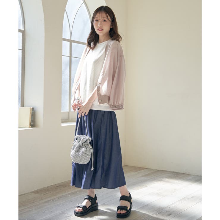 【雑誌InRed6月号掲載】コットンボリュームペチ付きスカーチョ【親子コーデ】 | ikka  | 詳細画像3 