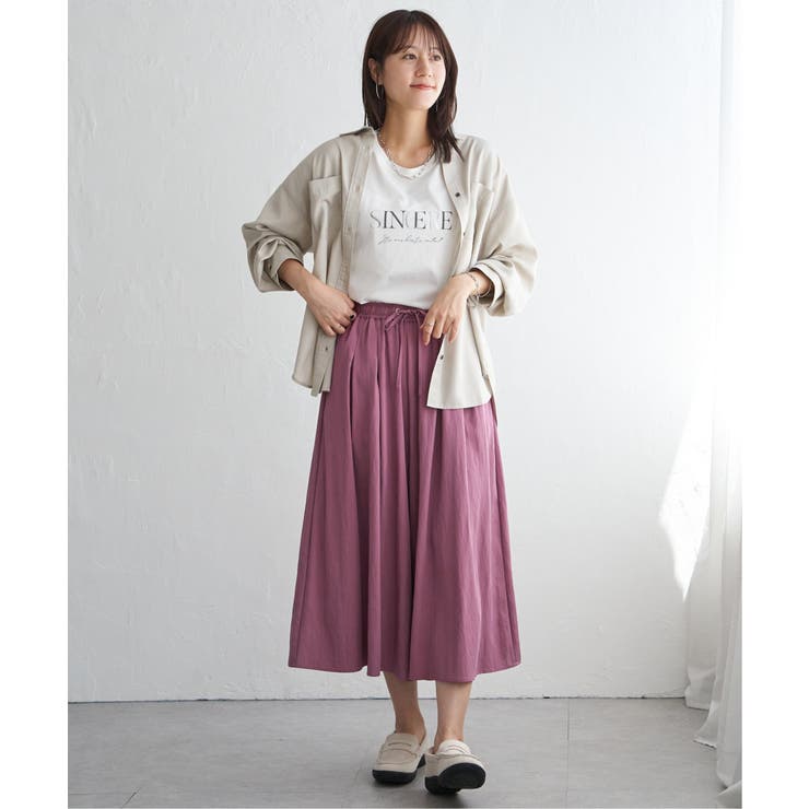 ビンテージツイルタックスカーチョ | ikka  | 詳細画像10 