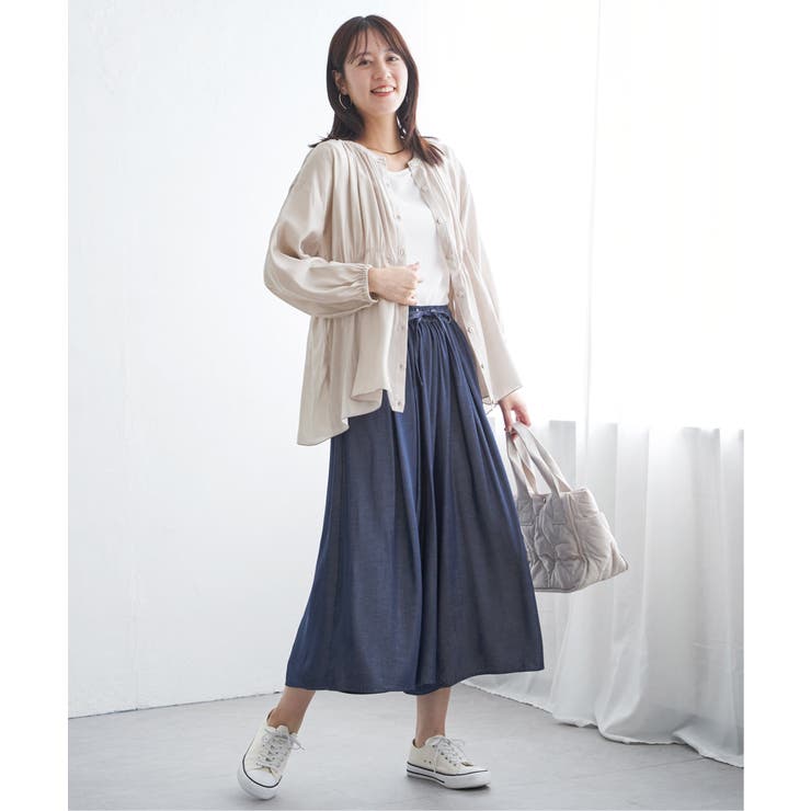 ビンテージツイルタックスカーチョ | ikka  | 詳細画像18 