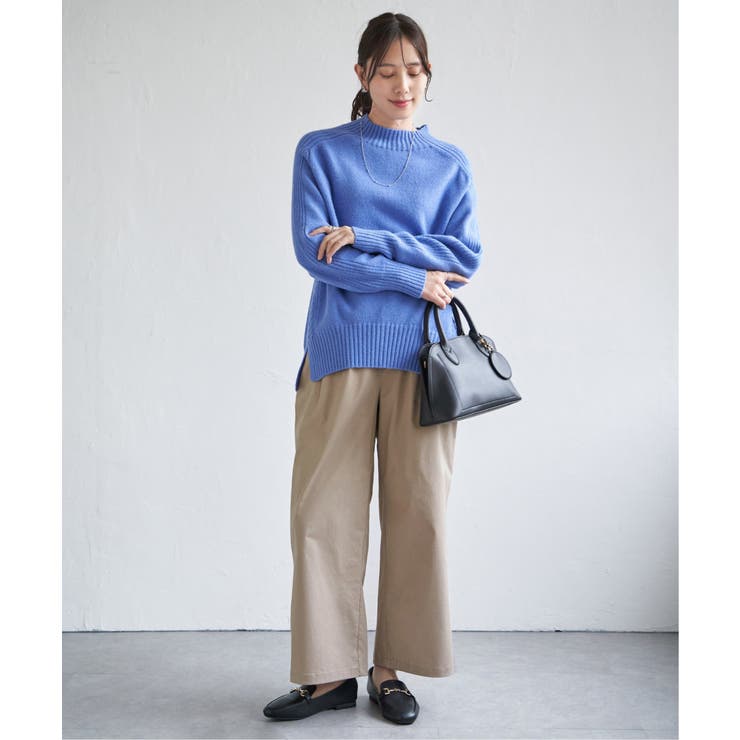 デニム／チノワイドパンツ | ikka  | 詳細画像25 