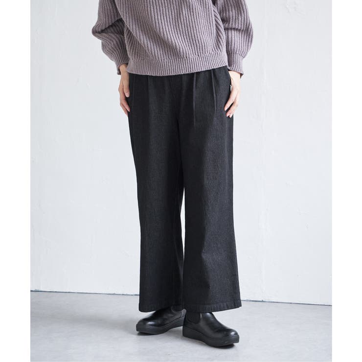 デニム／チノワイドパンツ | ikka  | 詳細画像27 