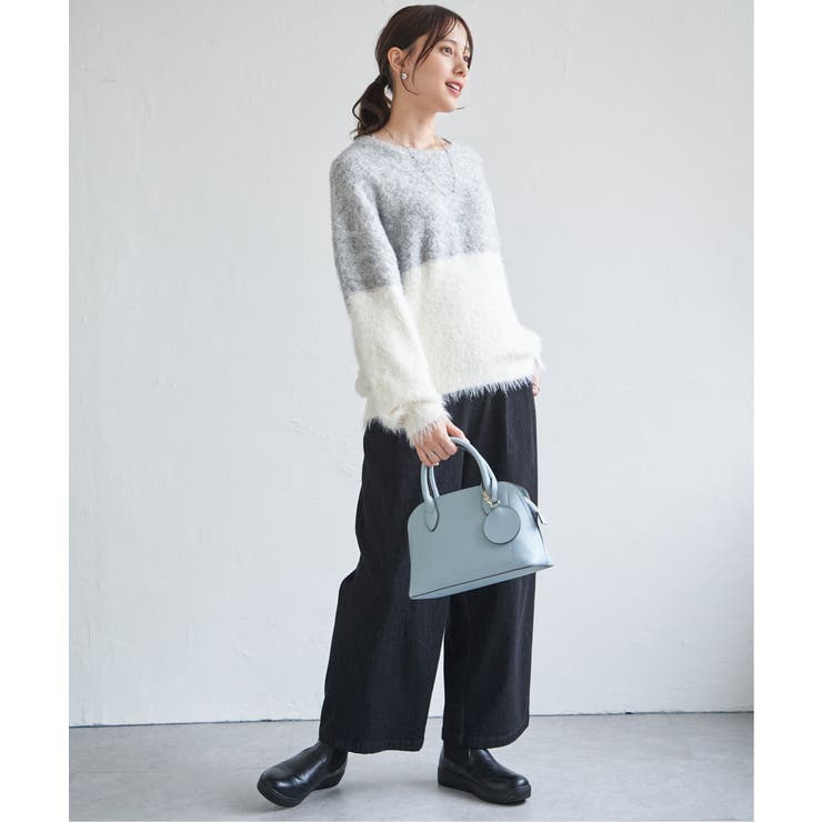 デニム／チノワイドパンツ | ikka  | 詳細画像31 