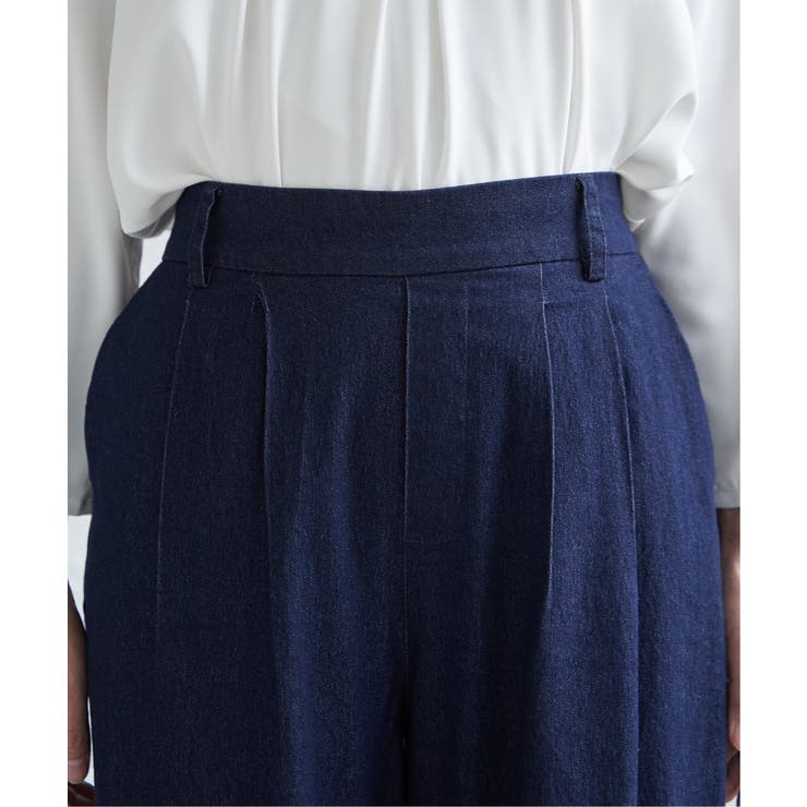 デニム／チノワイドパンツ | ikka  | 詳細画像35 